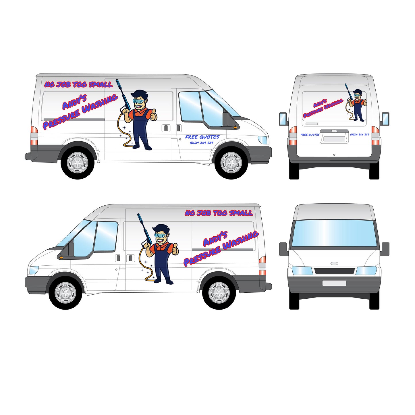 Large Van Graphics