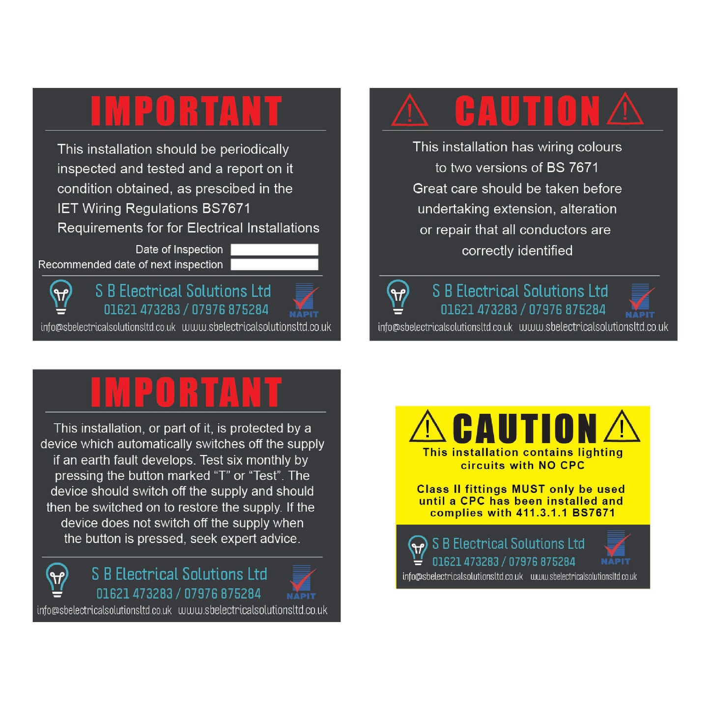 Electrician Sticker Bundle